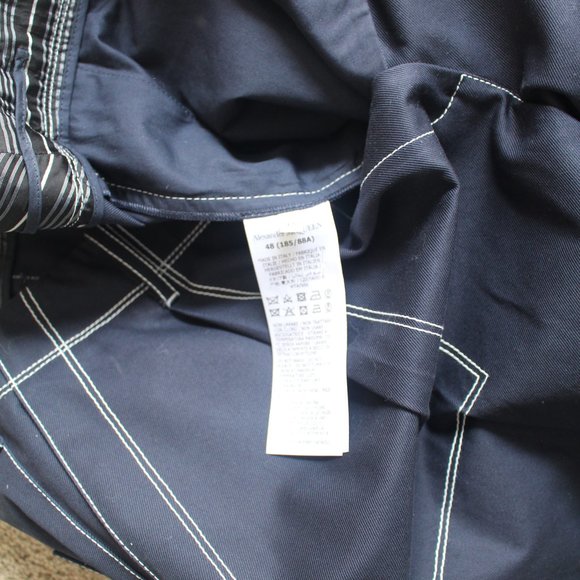 ALEXANDER MCQUEEN CONTRASTING STITCHING PANTS IN BLUE size 48 - Picture 11 of 16